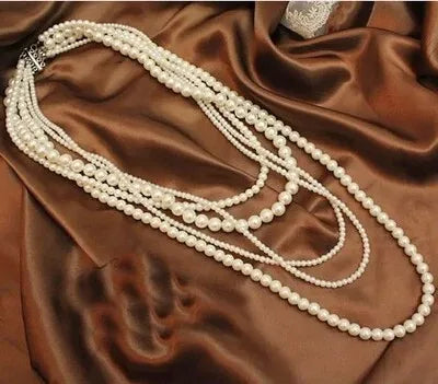 Girls Fashion Pearl Necklace