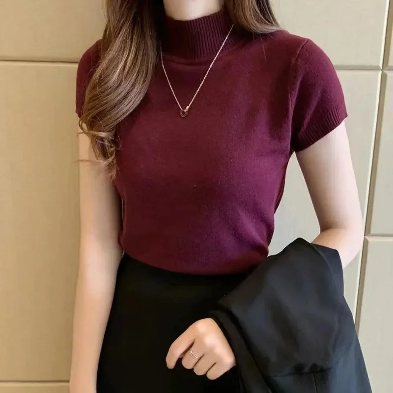 Women's Half-High Neck Top