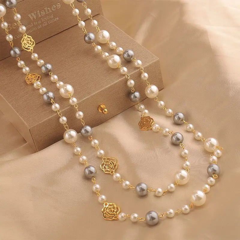 Girls Fashion Pearl Necklace