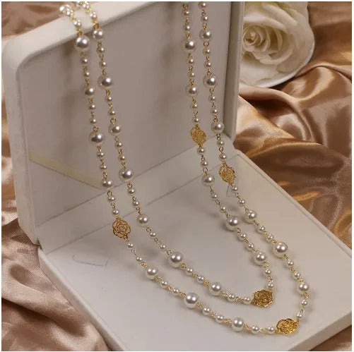 Girls Fashion Pearl Necklace