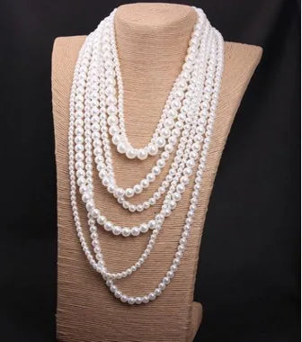 Girls Fashion Pearl Necklace