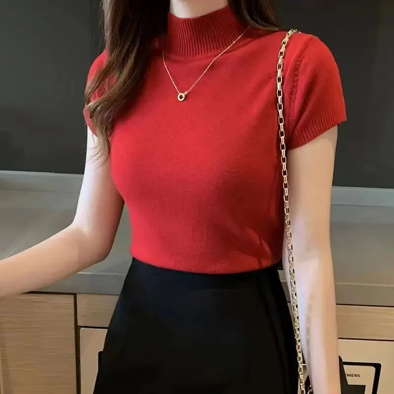 Women's Half-High Neck Top