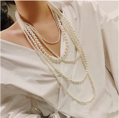 Girls Fashion Pearl Necklace