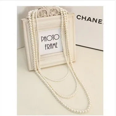 Girls Fashion Pearl Necklace