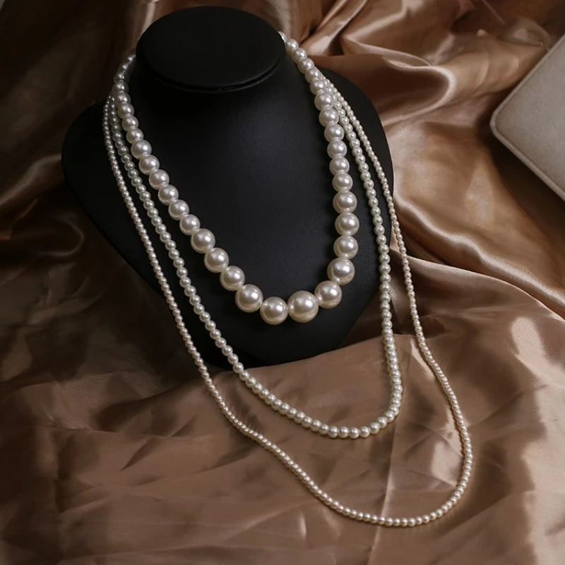 Girls Fashion Pearl Necklace